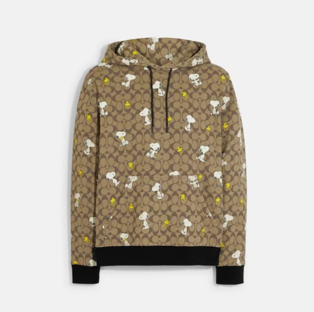 Coach X Peanuts Signature Snoopy Hoodie Style CE545 Size S & M  NWT